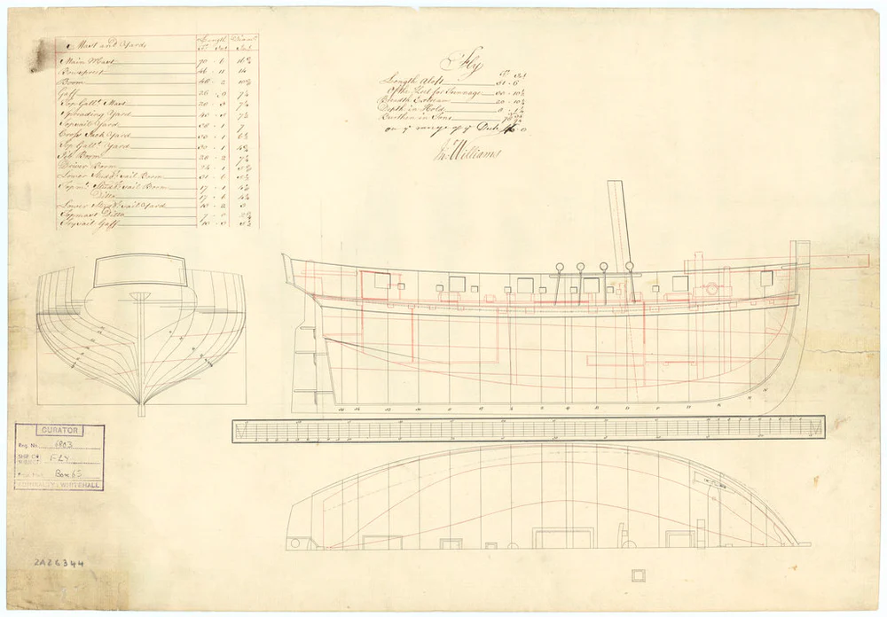 Greenwich plan of Fly